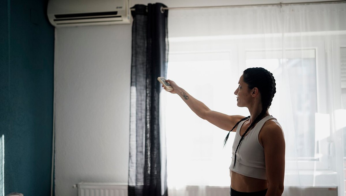 Intérieur confortablement climatisé — Installation en Essonne
